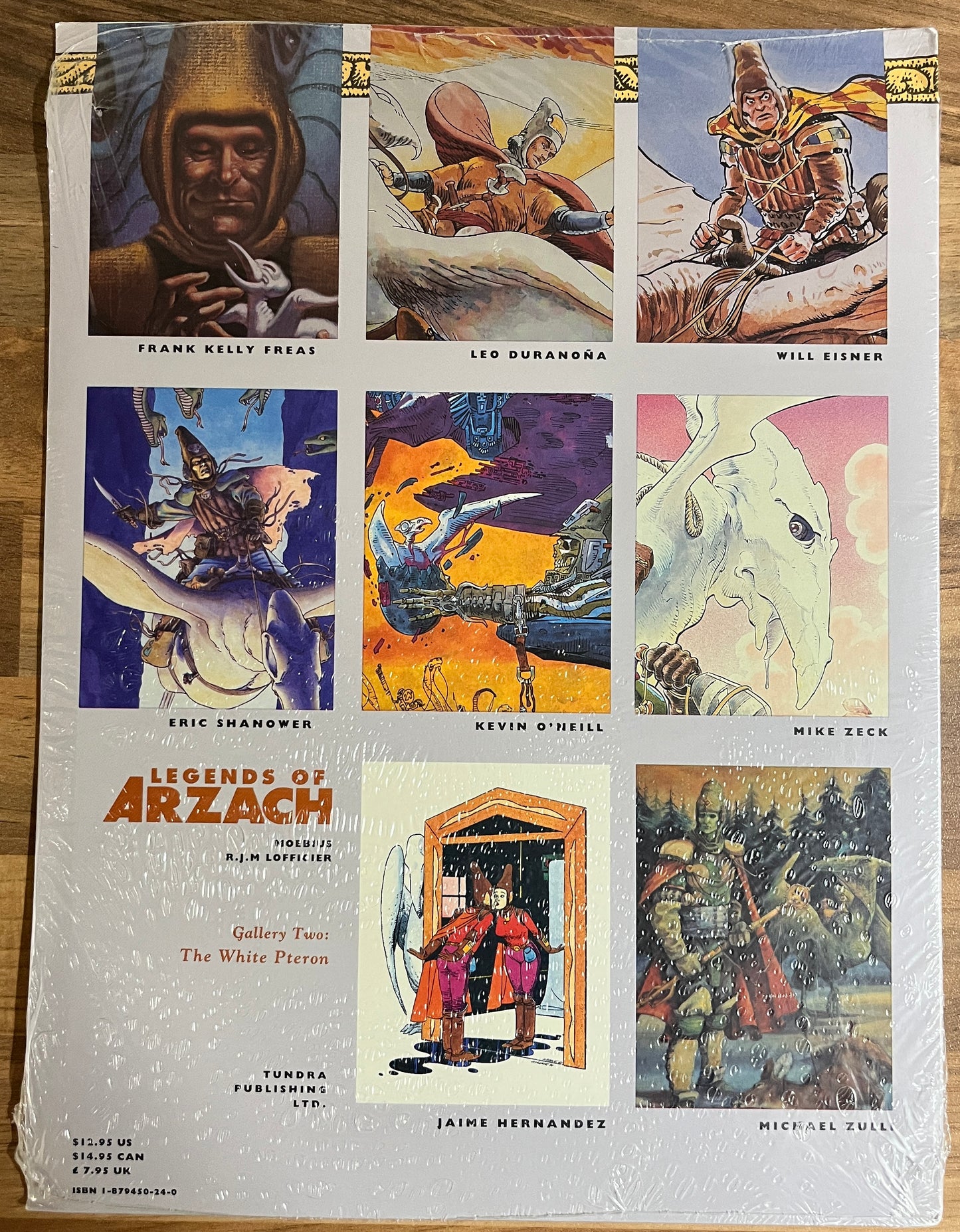 Legends of Arzach Gallery Two: The White Pteron - R.J.M. Lofficier & Moebius (8 Prints)