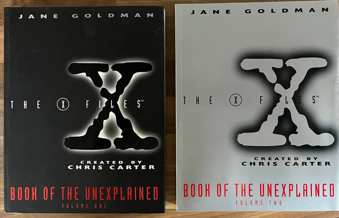 THE X-FILES  BOOK OF THE UNEXPLAINED: VOLUMES 1 AND 2 - JANE GOLDMAN