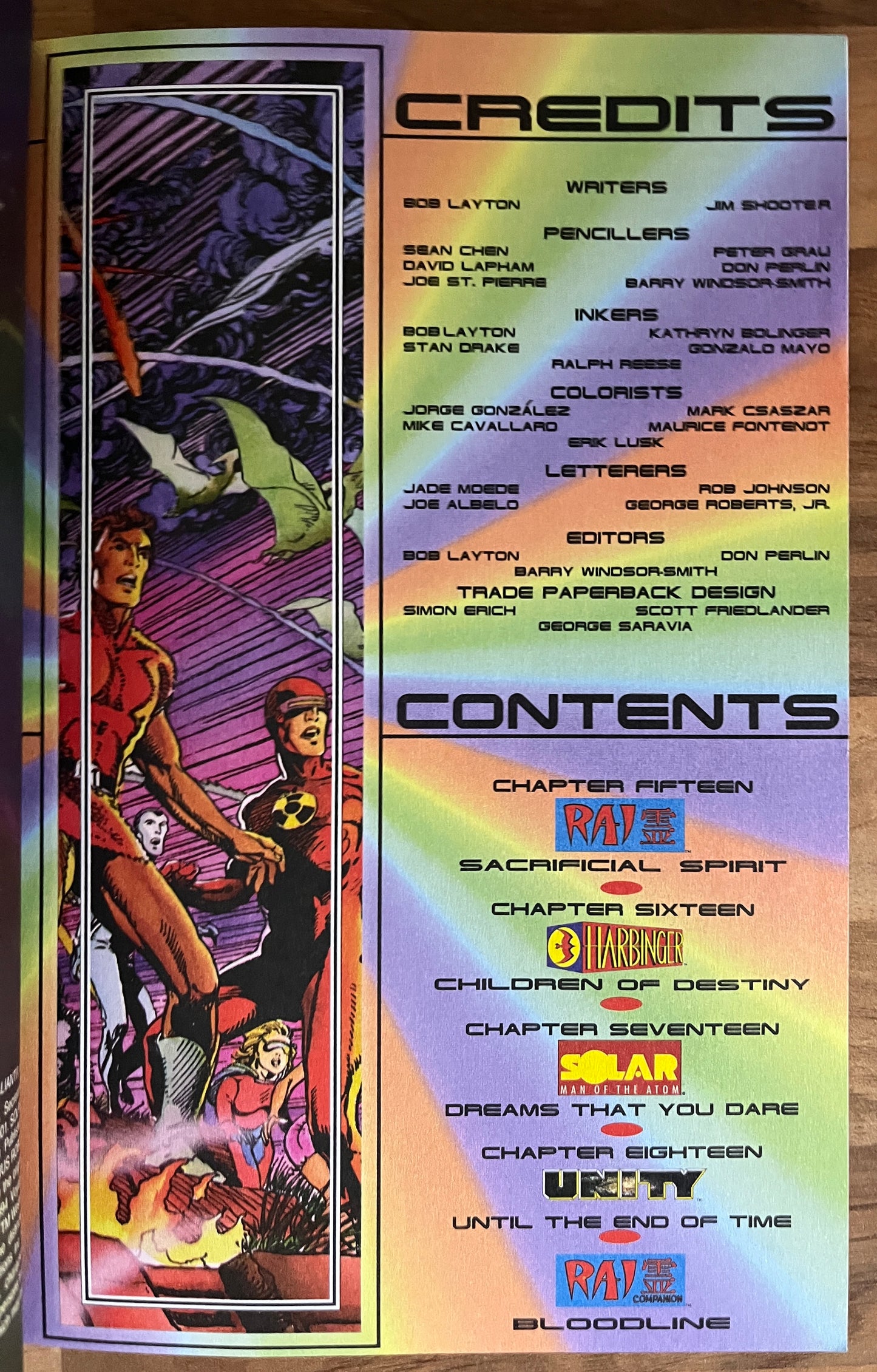 Unity Saga Volume 1 Number IV (4) - Bob Layton, Jim Shooter 1994 1st