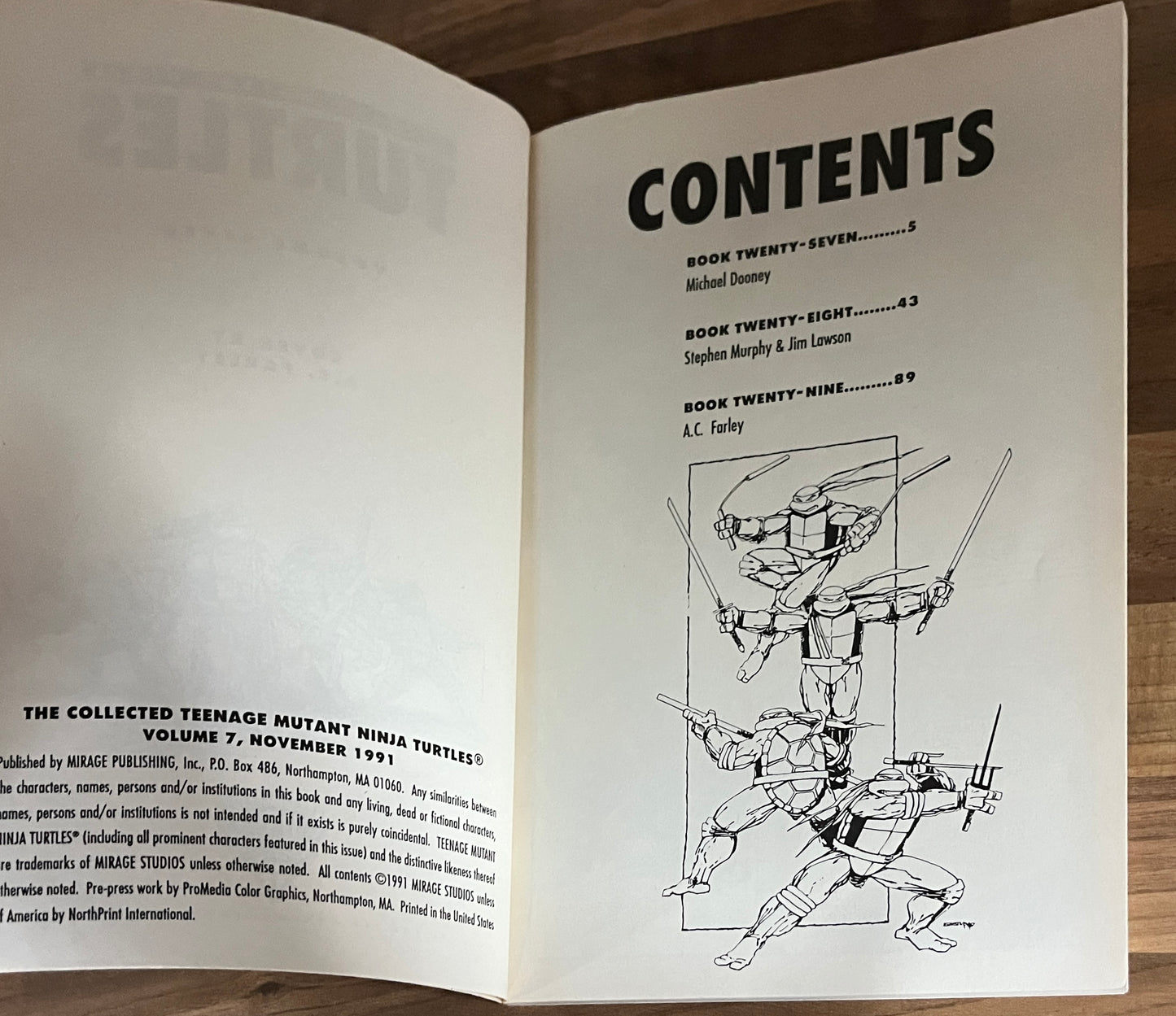 Eastman and Laird's Teenage Mutant Ninja Turtles The Collected Book Vol. Seven