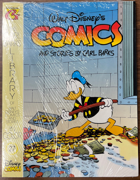 The Carl Barks Library of Walt Disney's Comics and Stories in Color #27 + Trading Card 1994 NEW