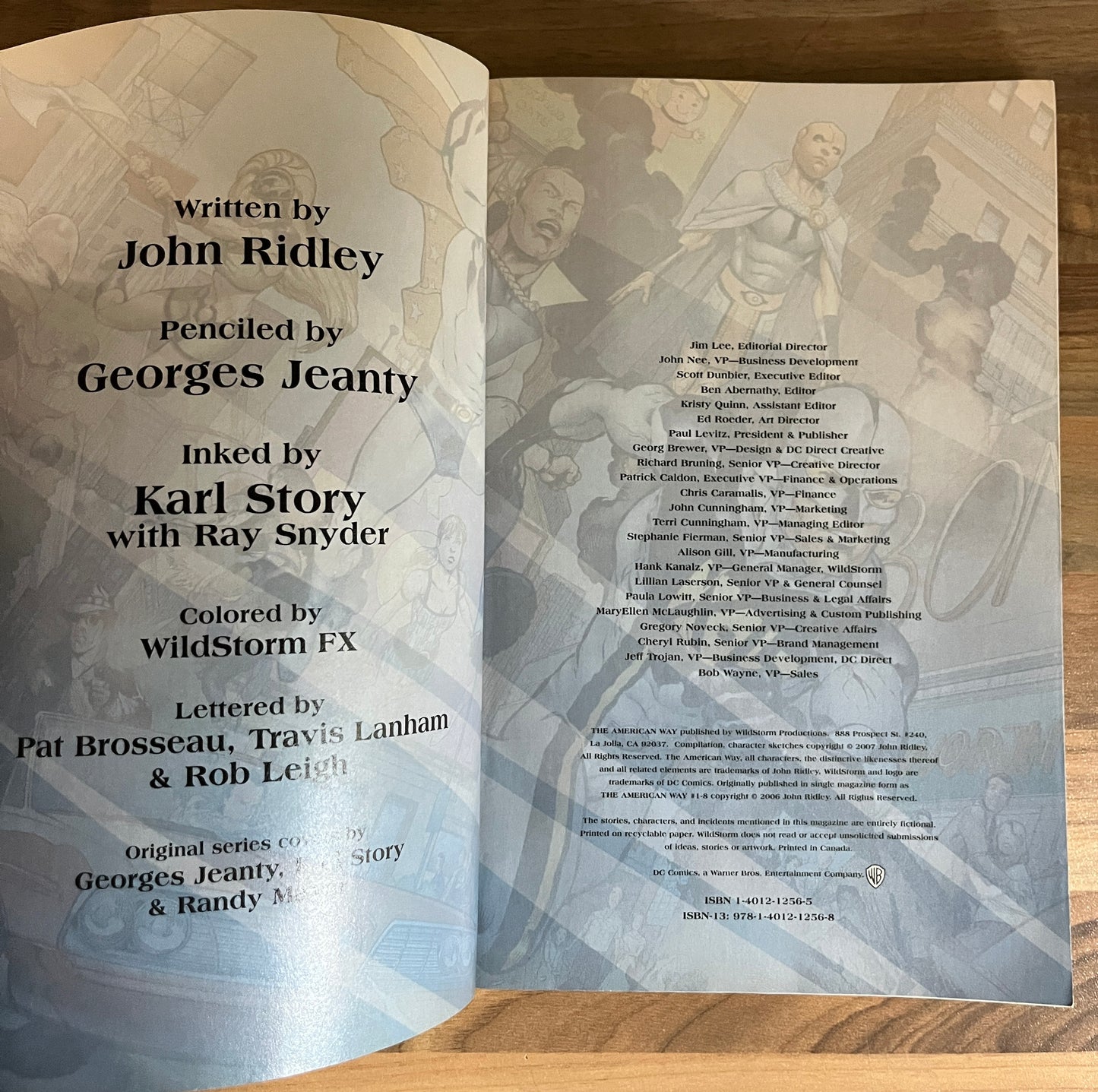 The American Way Graphic Novel by John Ridley, Georges Jeanty First Edition, 2007