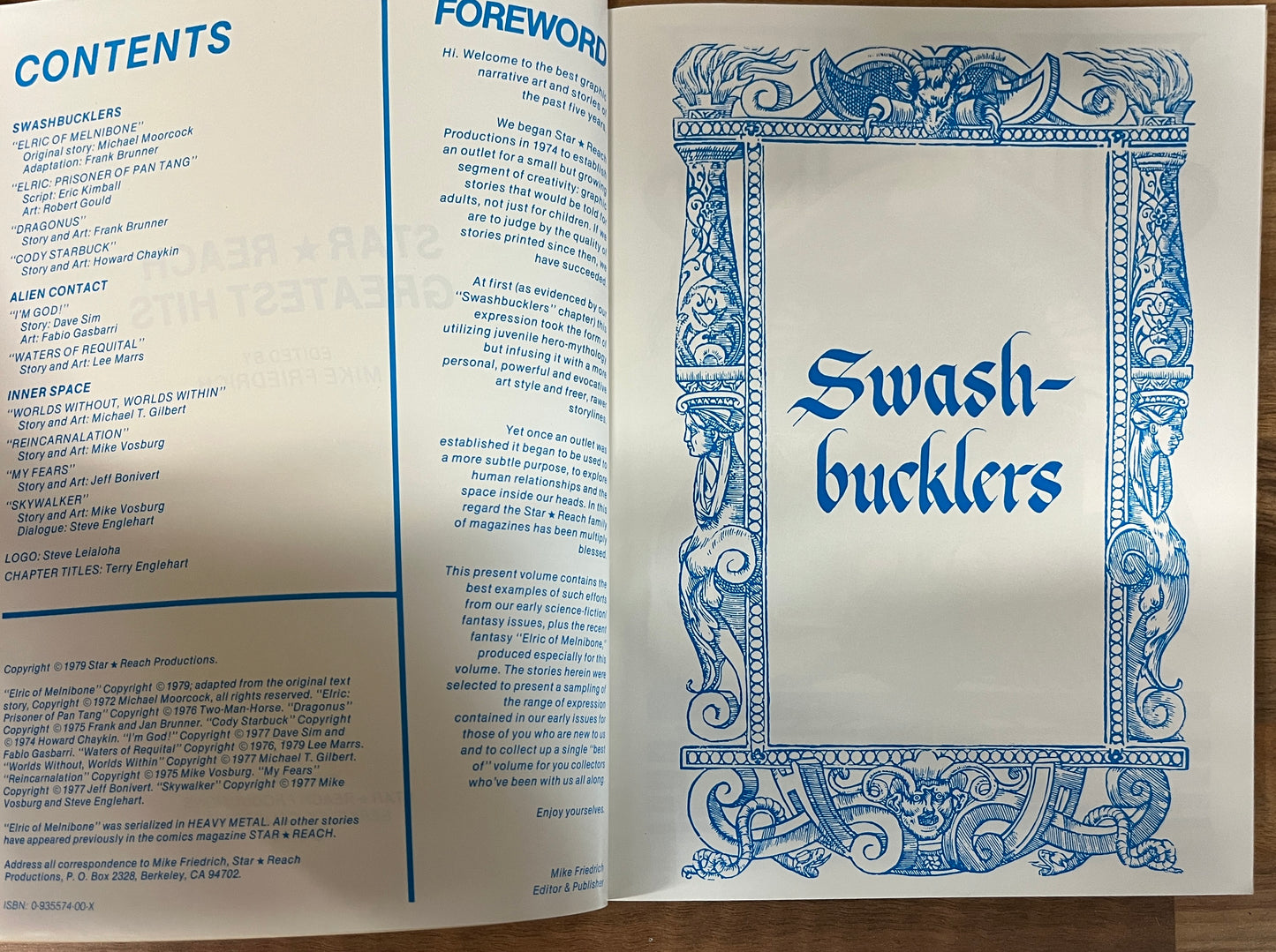 Star Reach Greatest Hits: Michael Morrcock's Elric of Melnibone - Adapted by Frank Brunner