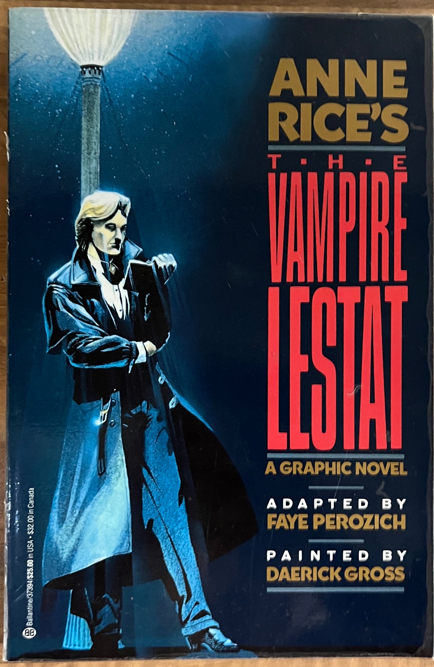 Anne Rice's The Vampire Lestat, A Graphic Novel Adapted by Faye Perozich, Artist Daerick Gross