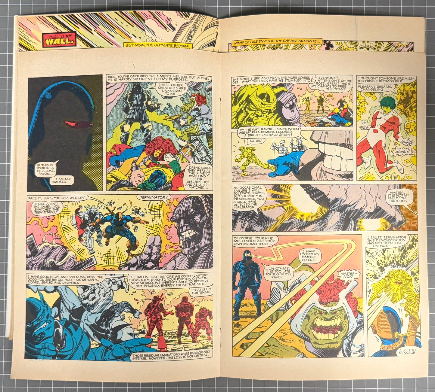 MARVEL AND DC PRESENT: UNCANNY X-MEN AND NEW TEEN TITANS #1 COMIC 1982 FN/VF