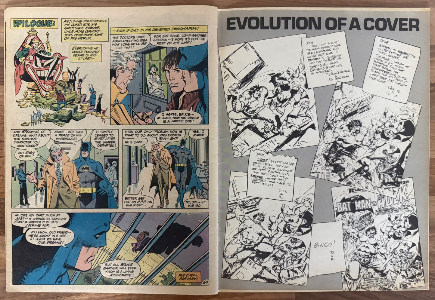 ๐ DC SPECIAL SERIES #27: BATMAN VS. INCREDIBLE HULK TREASURY COMIC 1981 VG/FN
