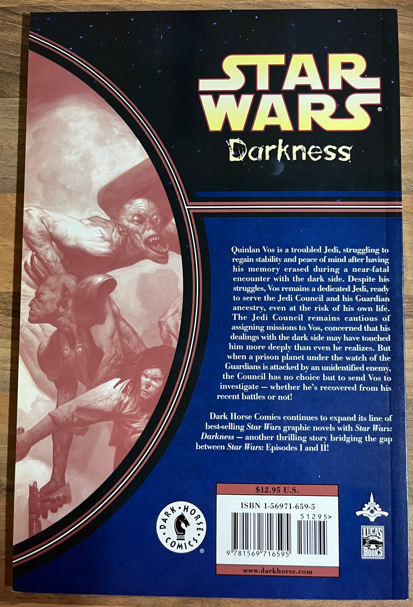 Star Wars: Darkness Graphic Novel by John Ostrander, Andrew Robinson