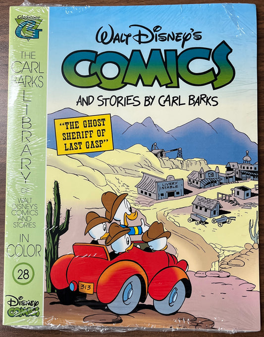 The Carl Barks Library of Walt Disney's Comics and Stories in Color #28 + Trading Card NEW