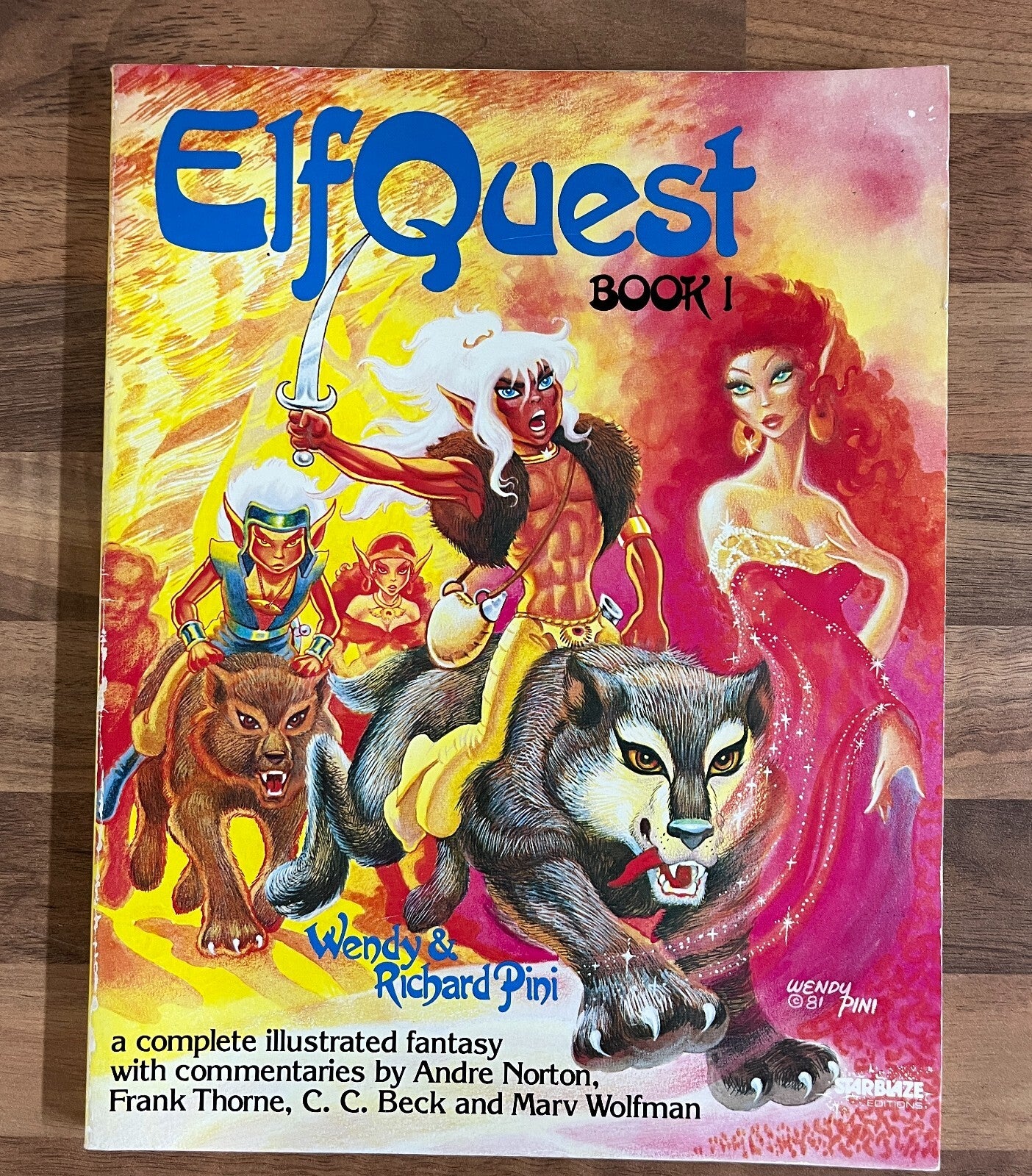 ElfQuest Book 1 2 3 4 Graphic Novels - Wendy & Richard Pini (Starblaze Editions)