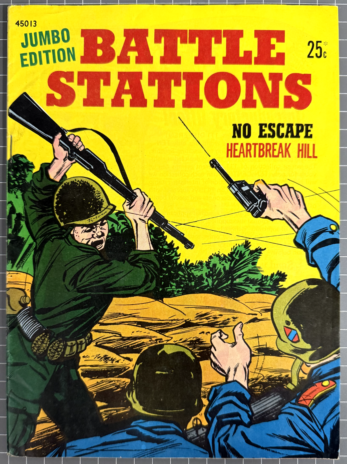 BATTLE STATIONS JUMBO EDITION #45013 JUBILEE PUBLICATIONS AUSTRALIAN COMIC 1975