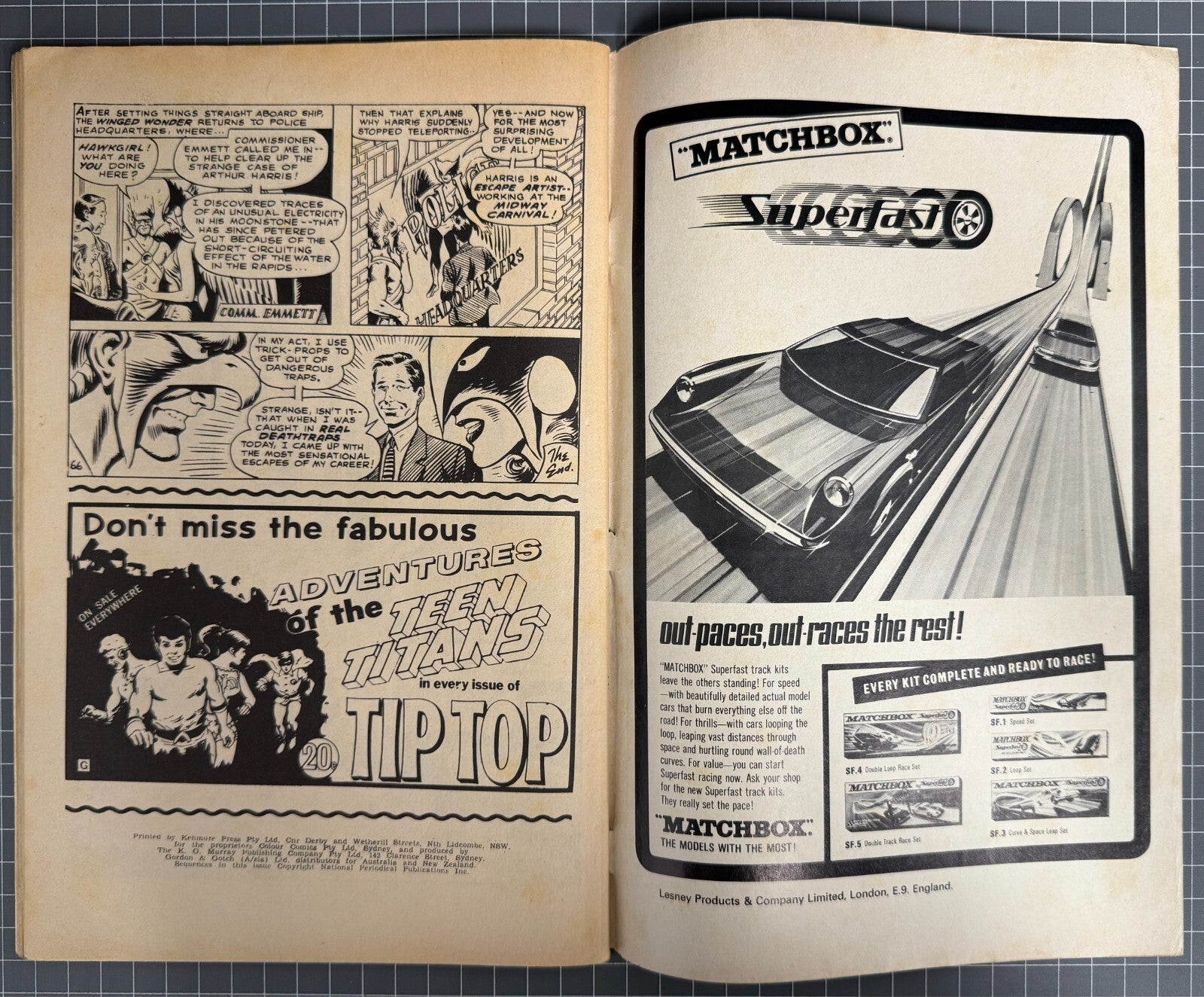 SUPERMAN PRESENTS WORLD'S FINEST #58 COLOUR COMICS AUSTRALIAN DC 1970