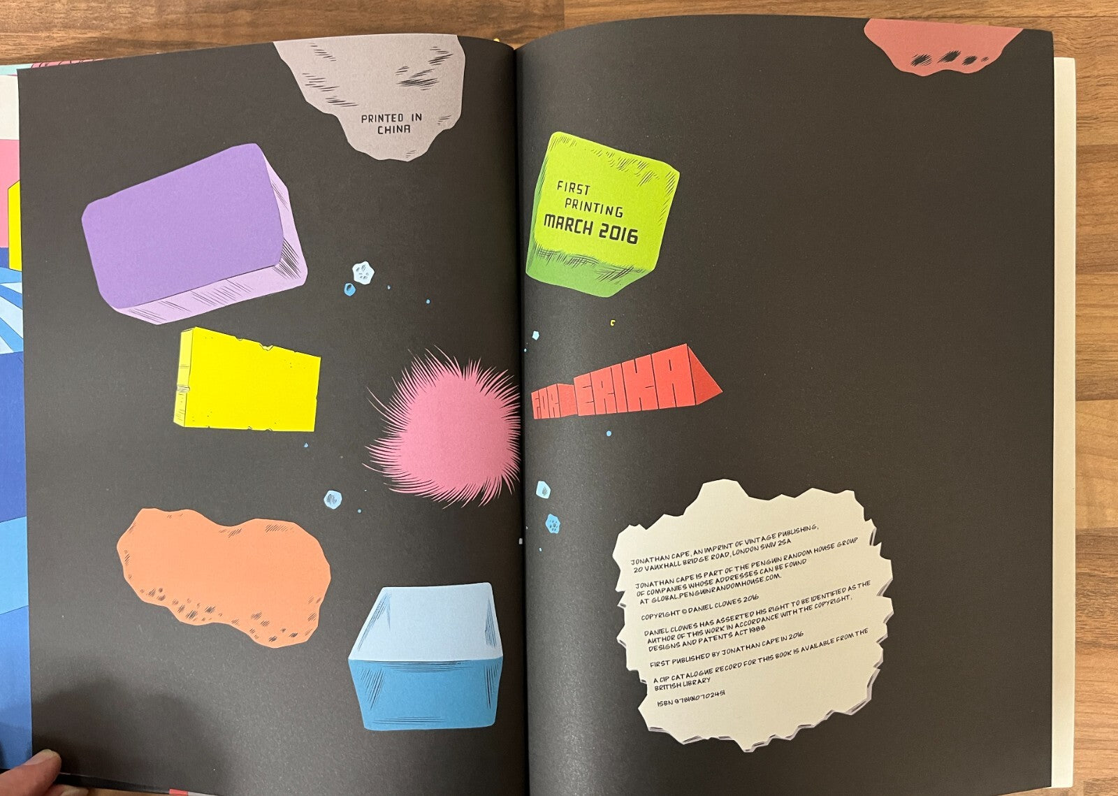 Patience by Daniel Clowes (Hardcover, 2016) 1st Edition/1st Printing