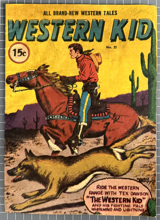 WESTERN KID #22 PAGE PUBLICATIONS AUSTRALIAN WESTERN COMIC 1970