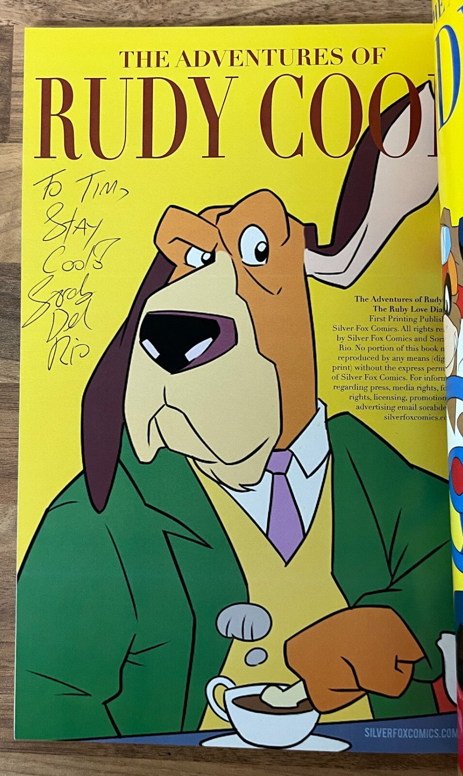 The Adventures of Rudy Cool: The Ruby Love Diamond - Sorab Del Rio (SIGNED)