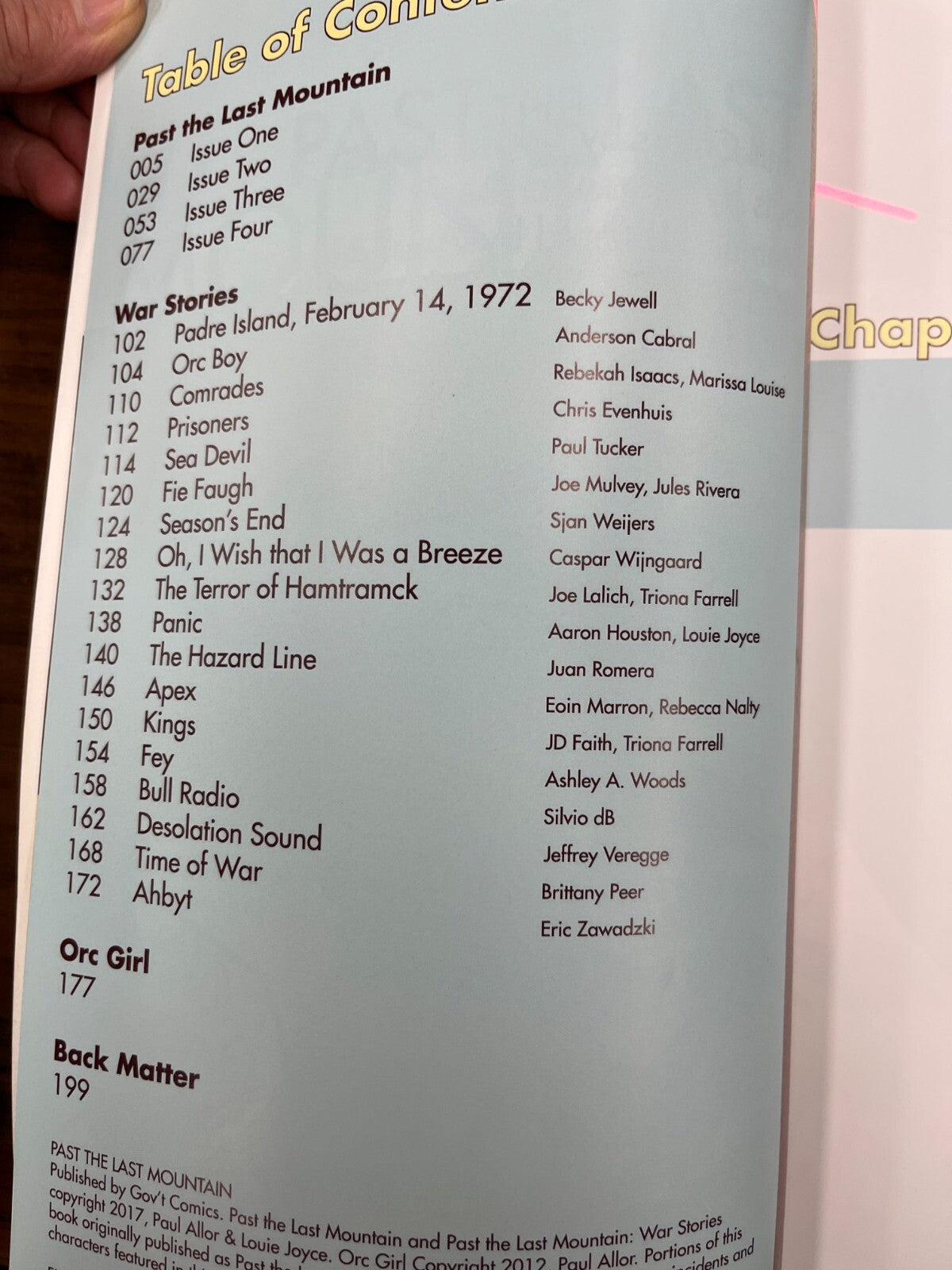 Past the Last Mountain #1 of 4 by Paul Allor, Artist Louie Joyce (Graphic Novel)