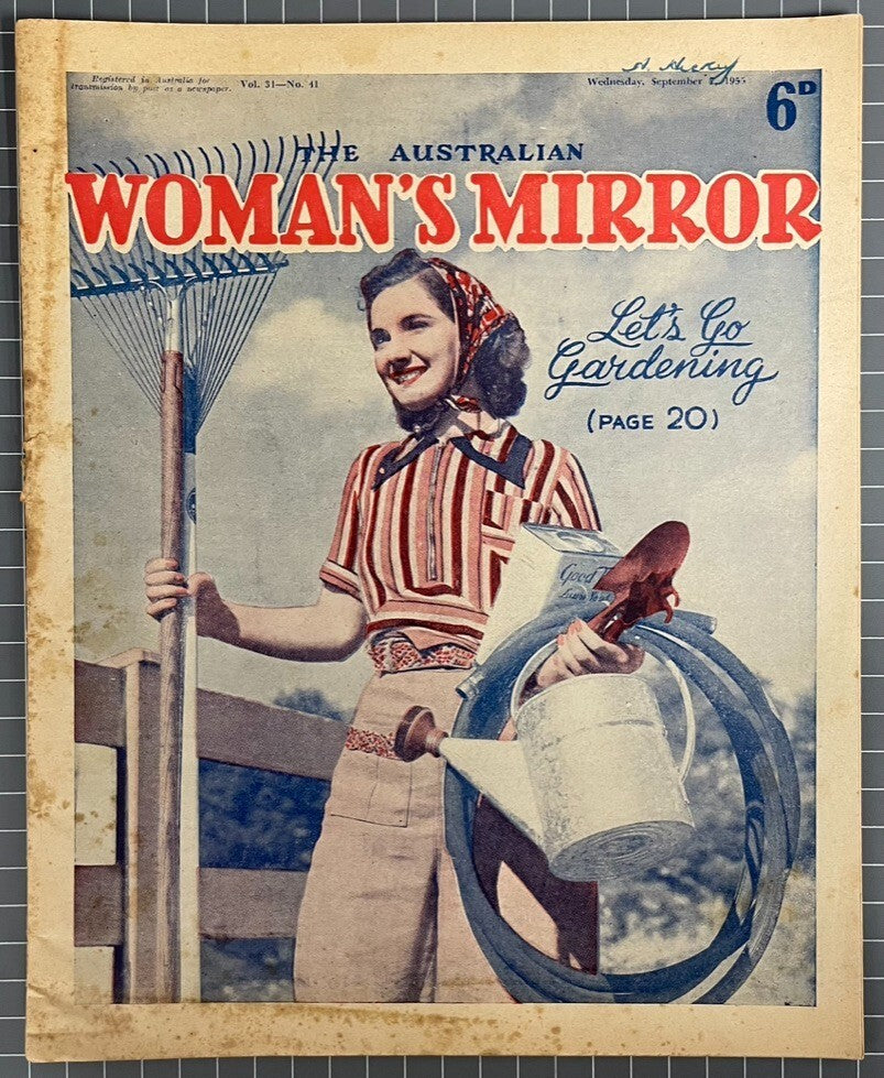THE AUSTRALIAN WOMAN'S MIRROR VOL. 31 #41 INCLUDES THE PHANTOM COMIC 1955