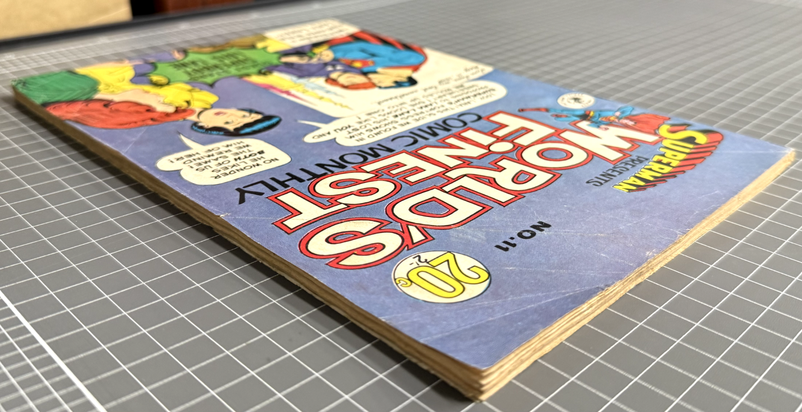 SUPERMAN PRESENTS WORLD'S FINEST 11 COLOUR COMICS AUSTRALIAN DC PRE-DECIMAL 1966