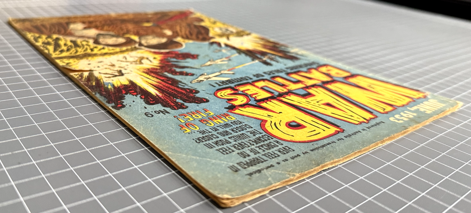 WAR BATTLES #9 RED CIRCLE PRESS AUSTRALIAN PRE-DECIMAL COMIC 1953