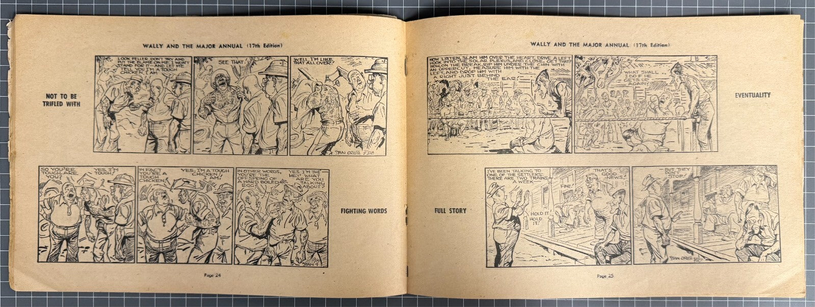 WALLY AND THE MAJOR #17 BY STAN CROSS AUSTRALIAN HERALD COMIC 1958