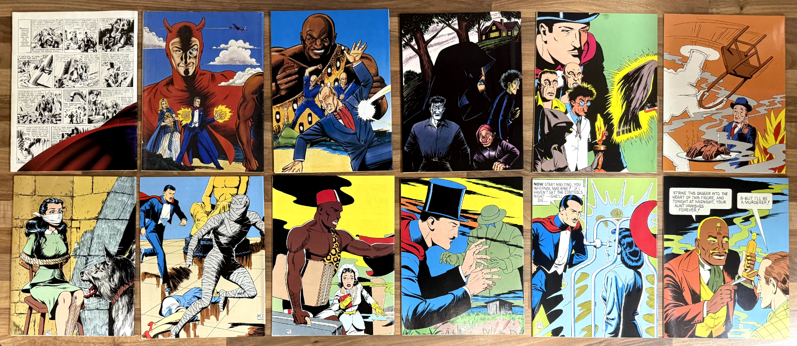 12 X MANDRAKE THE MAGICIAN COMIC/MAGAZINE (FREW) - COMPLETE SET - 1990-1991