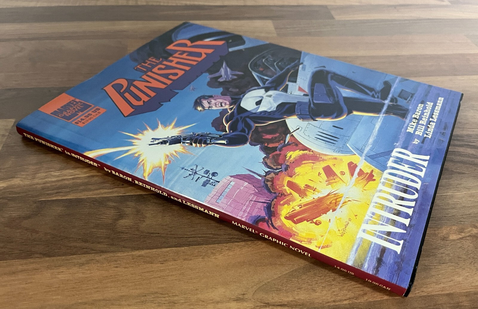 MARVEL GRAPHIC NOVEL: THE PUNISHER in INTRUDER by Mike Baron, Bill Reinhold