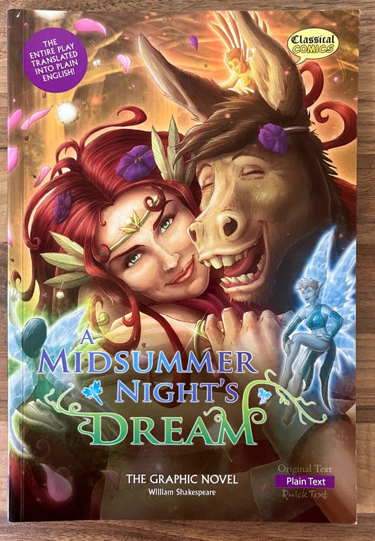 A Midsummer Night's Dream the Graphic Novel: Plain Text by William Shakespeare