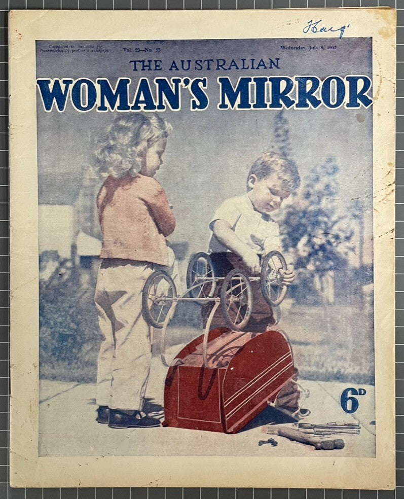 THE AUSTRALIAN WOMAN'S MIRROR VOL. 29 #33 INCLUDES THE PHANTOM COMIC 1953
