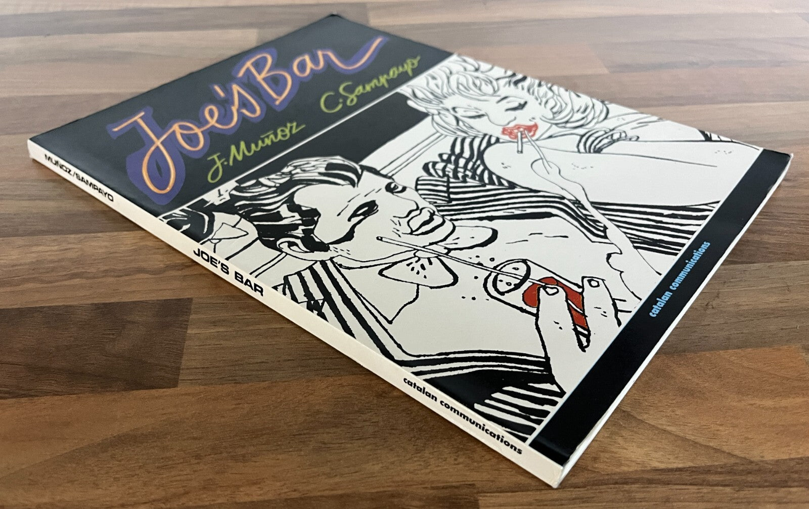 JOE'S BAR by Munoz & Sampayo Graphic Novel, 1987 1st Ed. Catalan Communications