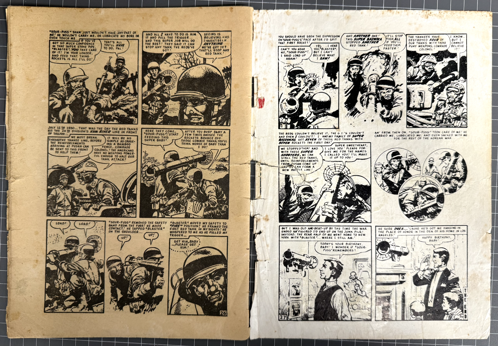 BATTLE ACTION #28 HORWITZ PUBLICATIONS AUSTRALIAN COMIC PRE-DECIMAL 1956