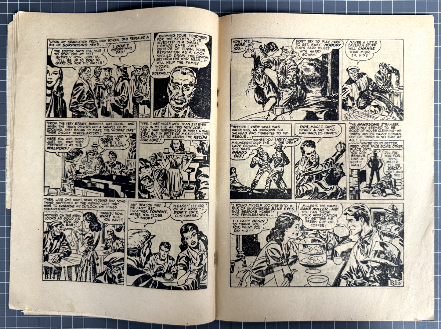 YOUNG LOVE #11 ATLAS PUBLICATIONS "DORIS DAY" AUSTRALIAN PRE-DECIMAL COMIC 1952