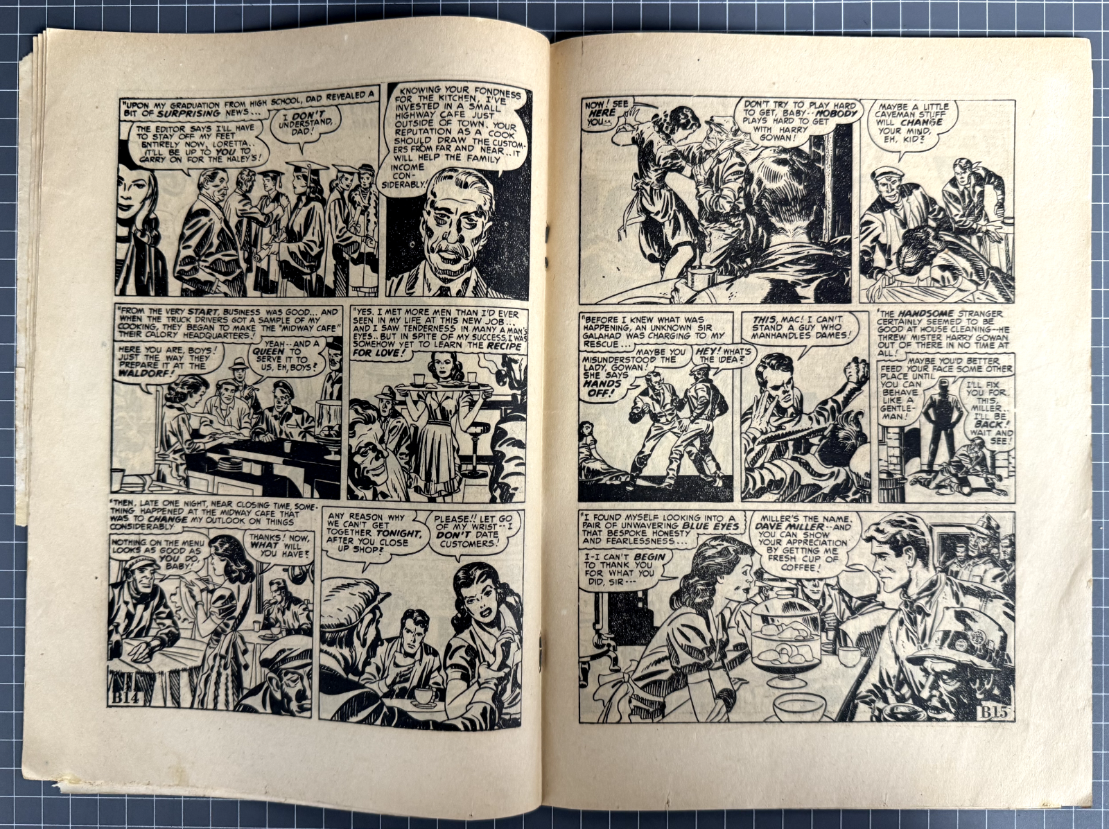 YOUNG LOVE #11 ATLAS PUBLICATIONS "DORIS DAY" AUSTRALIAN PRE-DECIMAL COMIC 1952