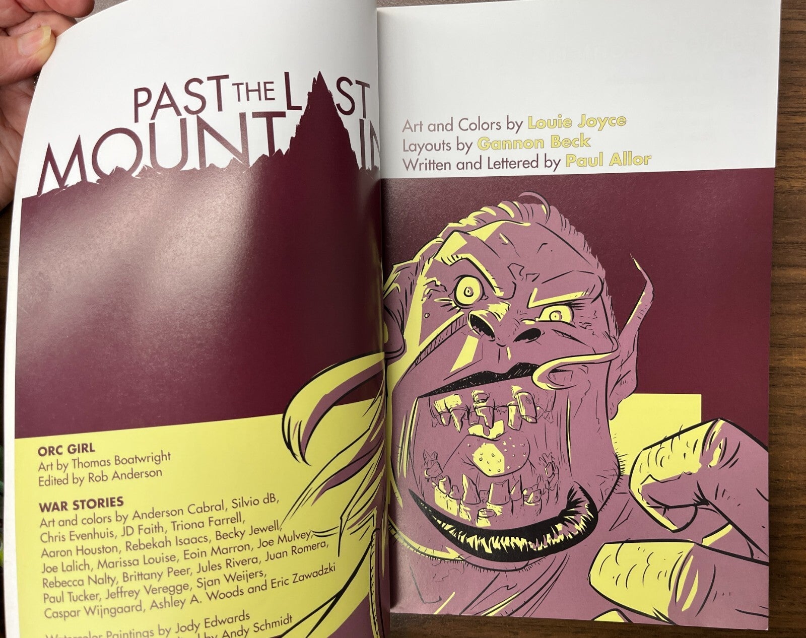 Past the Last Mountain #1 of 4 by Paul Allor, Artist Louie Joyce (Graphic Novel)