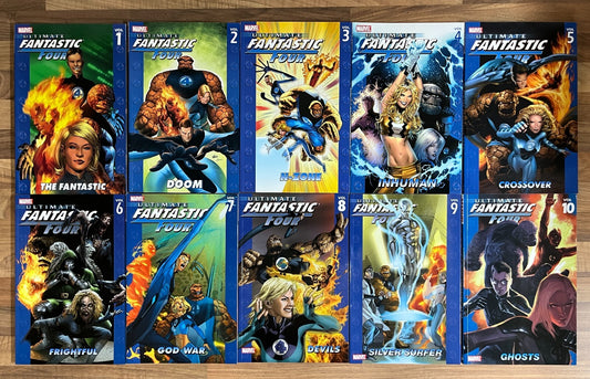 ULTIMATE FANTASTIC FOUR VOL. 1-10 MARVEL GRAPHIC NOVEL TPB 1ST ED./1ST PRINT