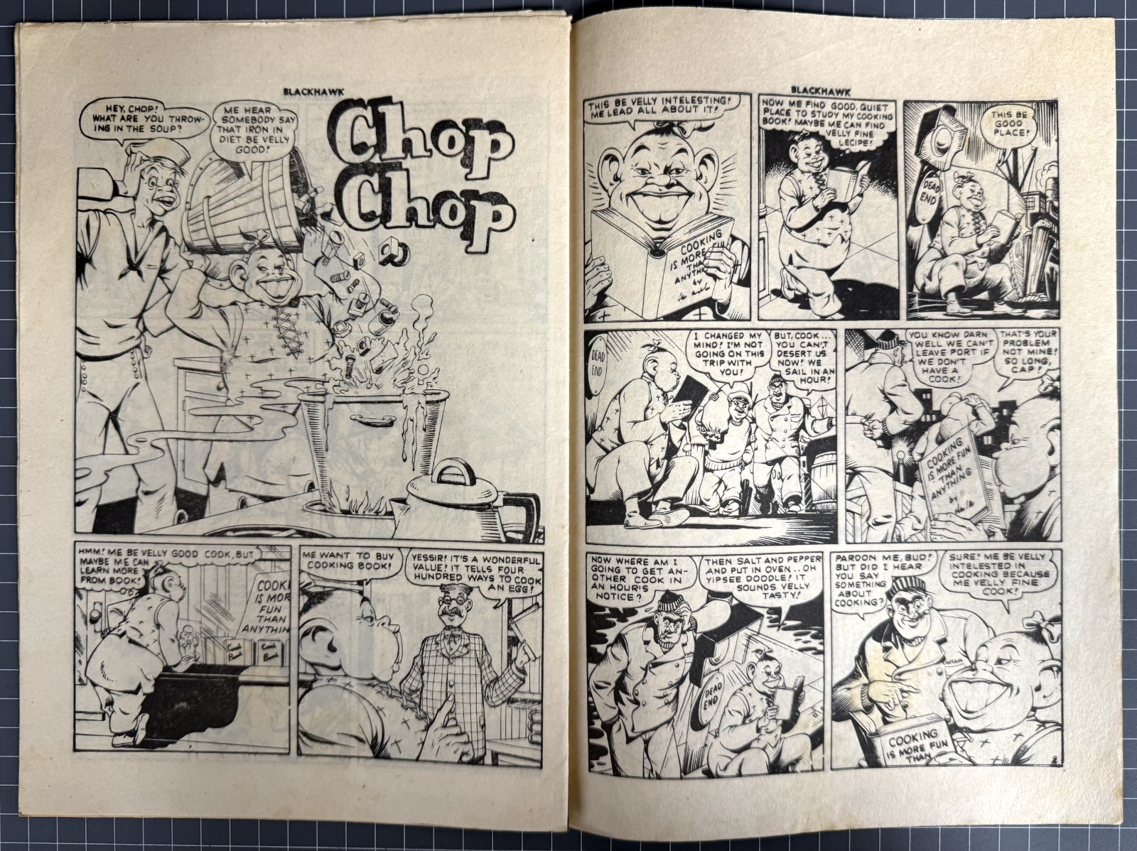 BLACKHAWK COMIC #39 YOUNG'S MERCHANDISING AUSTRALIAN COMIC PRE-DECIMAL 1952