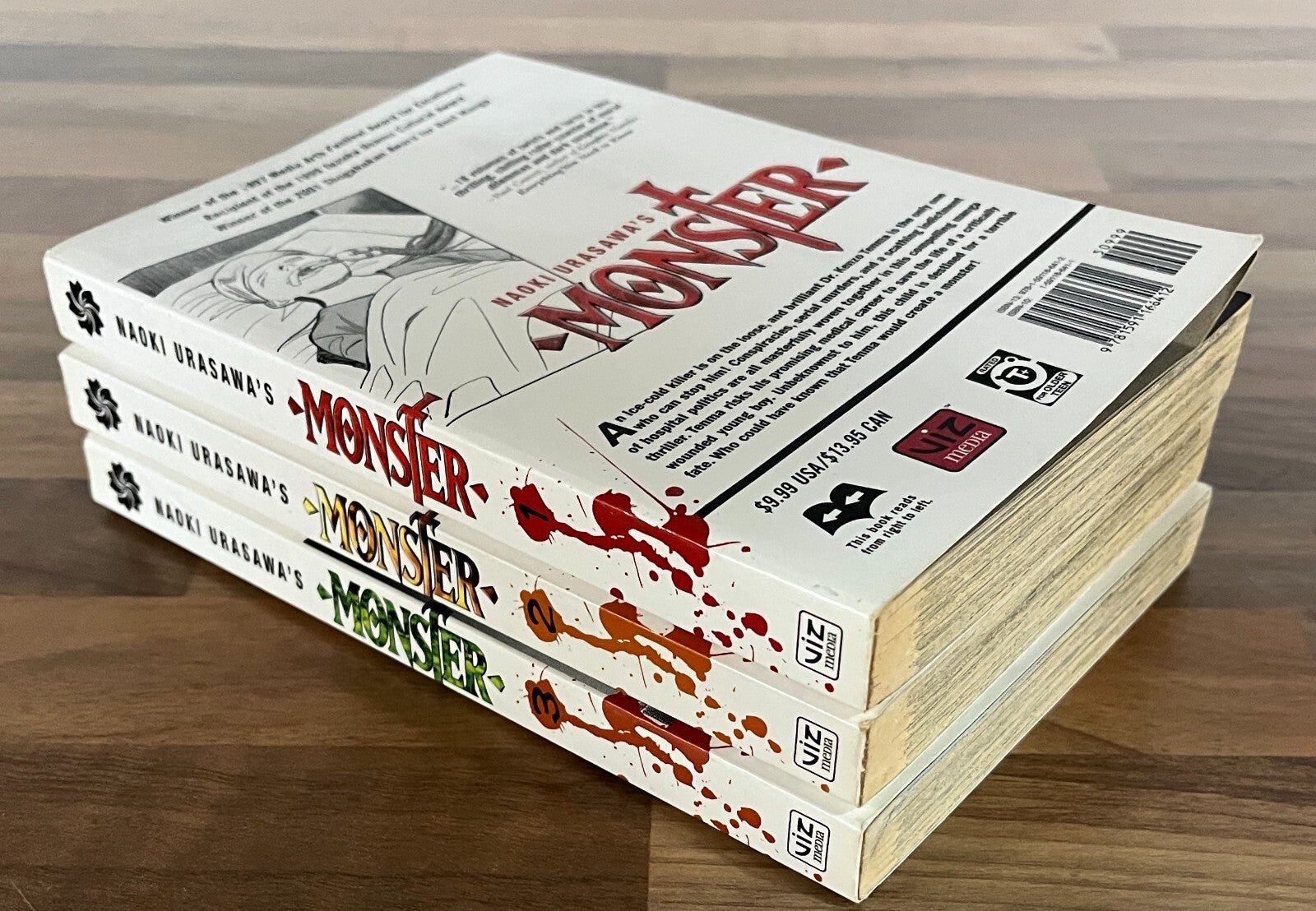 NAOKI URASAWA'S MONSTER VOL. 1-3 FROM JAPAN'S MASTER OF SUSPENSE, 1st/1st , 2006
