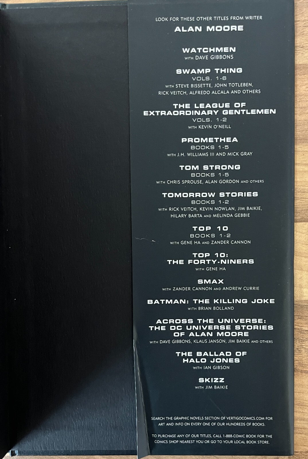 V FOR VENDETTA, Graphic Novel by Alan Moore & David Lloyd, Vertigo (2005) HC/DJ