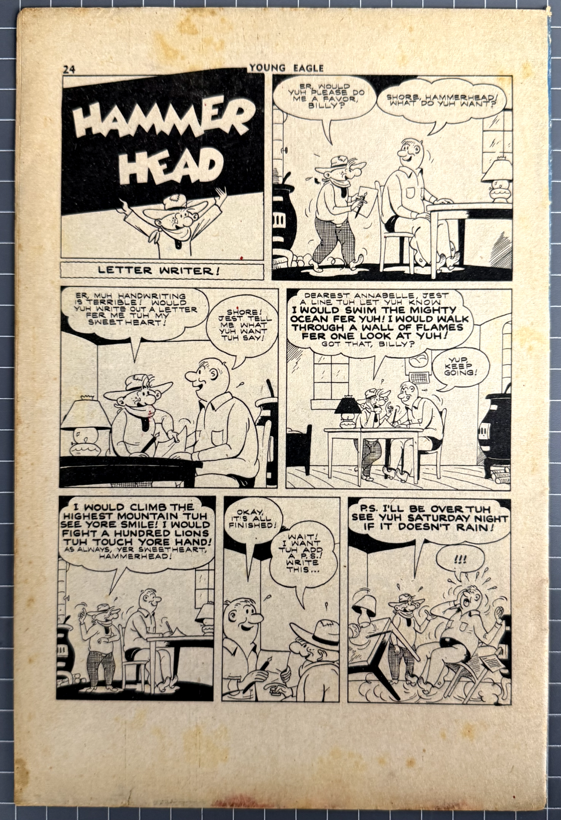 YOUNG EAGLE #3 LARRY CLELAND PUBLICATIONS AUSTRALIAN PRE-DECIMAL COMIC 1953