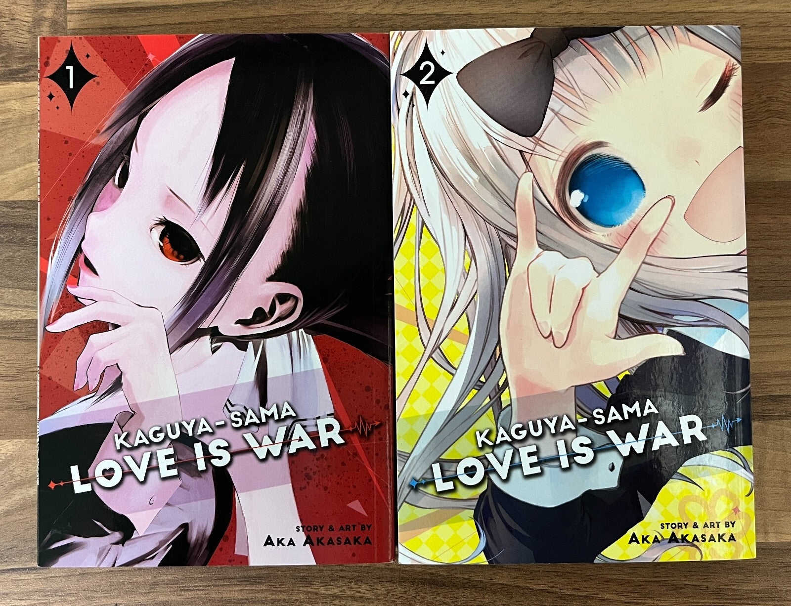 Kaguya-Sama Love is War, Volumes 1 & 2 - Story & Art by Aka Akasaka