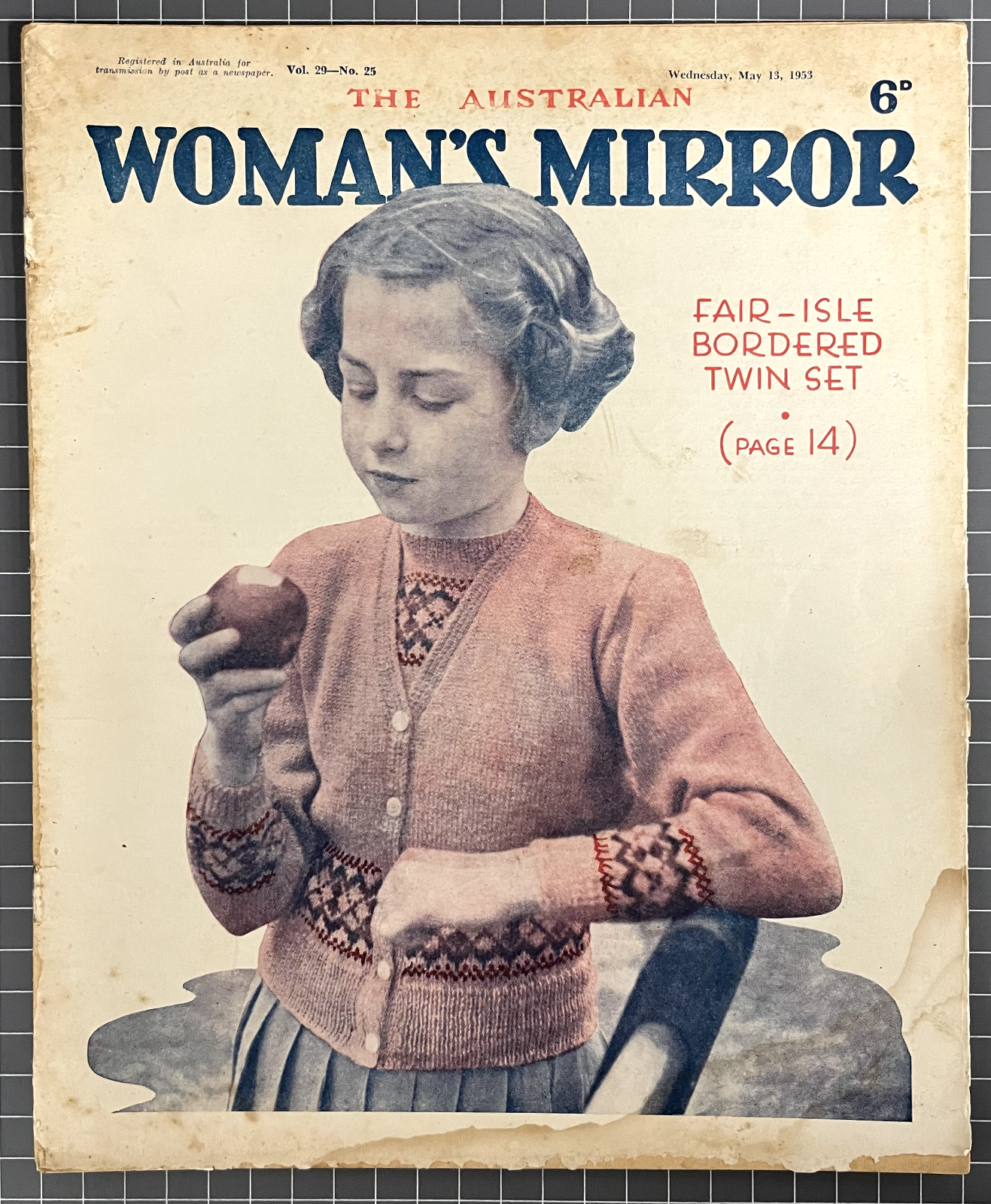 THE AUSTRALIAN WOMAN'S MIRROR VOL. 29 #25 INCLUDES THE PHANTOM COMIC 1953