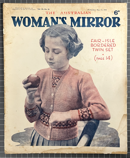 THE AUSTRALIAN WOMAN'S MIRROR VOL. 29 #25 INCLUDES THE PHANTOM COMIC 1953