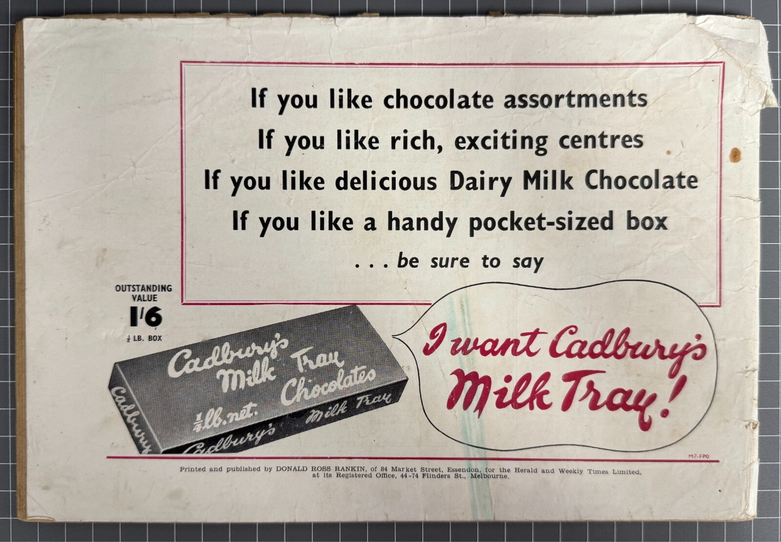 WALLY AND THE MAJOR #9 BY STAN CROSS AUSTRALIAN HERALD COMIC 1950