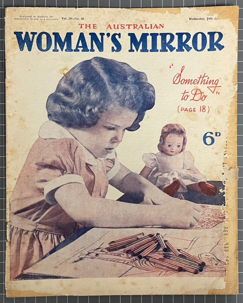 THE AUSTRALIAN WOMAN'S MIRROR VOL. 29 #35 INCLUDES THE PHANTOM COMIC 1953