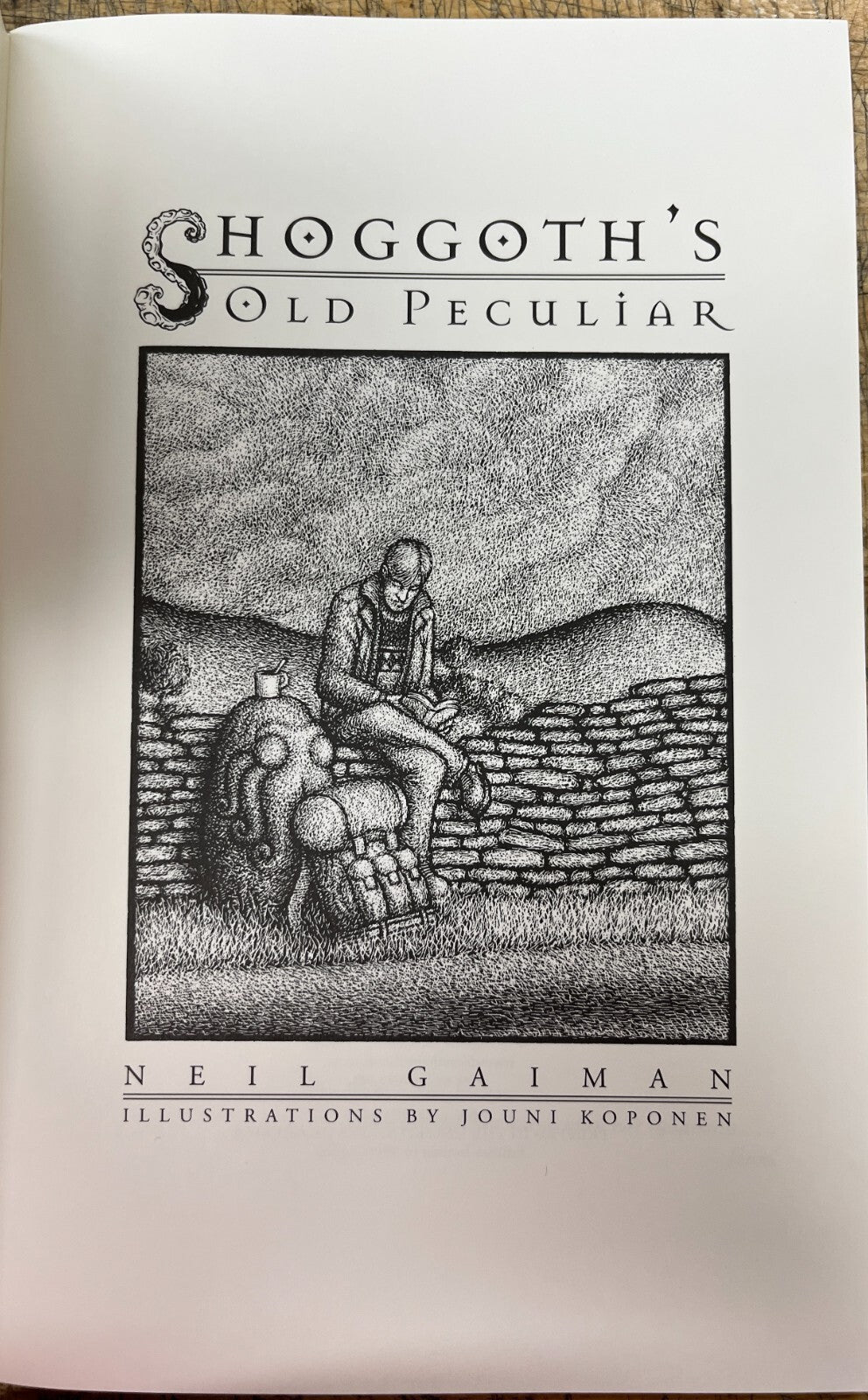 Neil Gaiman Shoggoth's Old Peculiar Paperback RARE