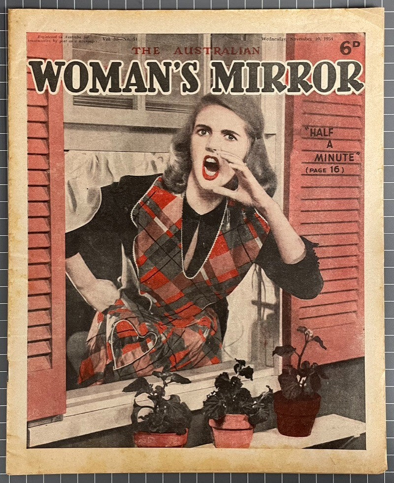 THE AUSTRALIAN WOMAN'S MIRROR VOL. 30 #51 INCLUDES THE PHANTOM COMIC 1954