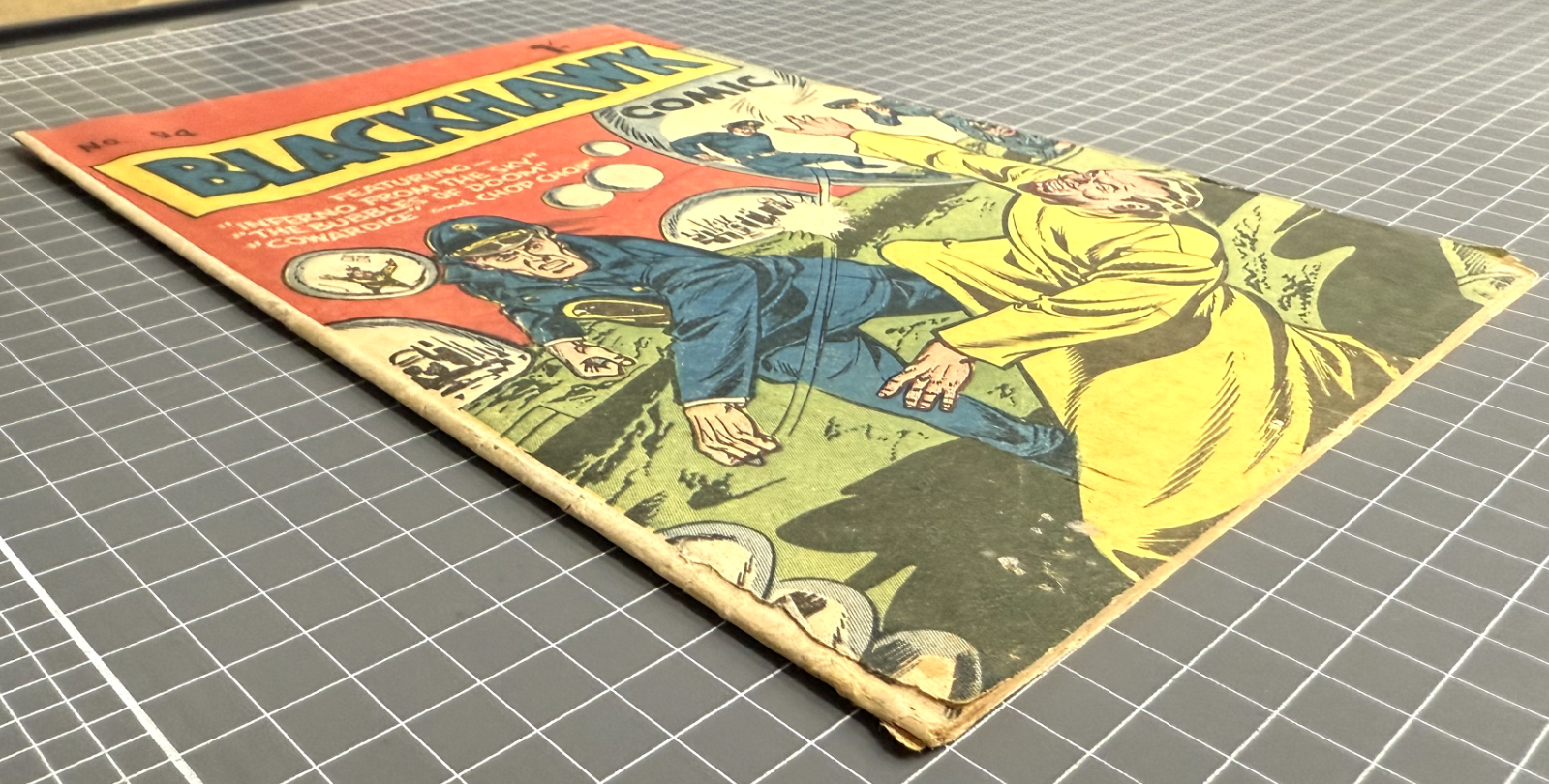 BLACKHAWK COMIC #94 YOUNG'S MERCHANDISING AUSTRALIAN COMIC PRE-DECIMAL 1956