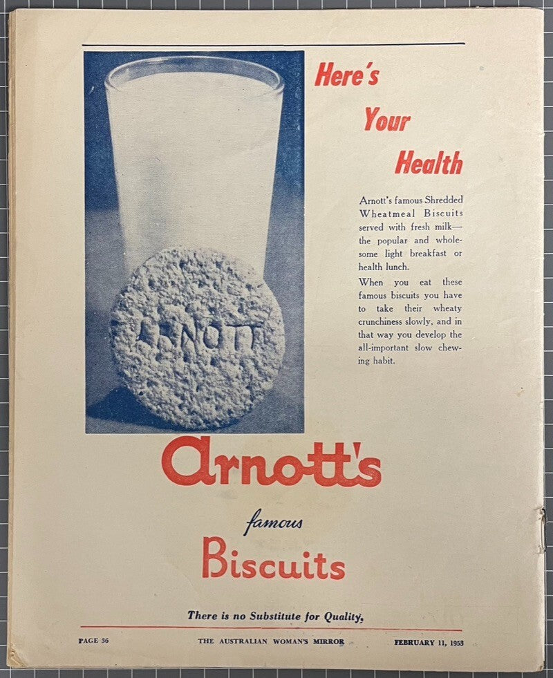 THE AUSTRALIAN WOMAN'S MIRROR VOL. 29 #12 INCLUDES THE PHANTOM COMIC 1953