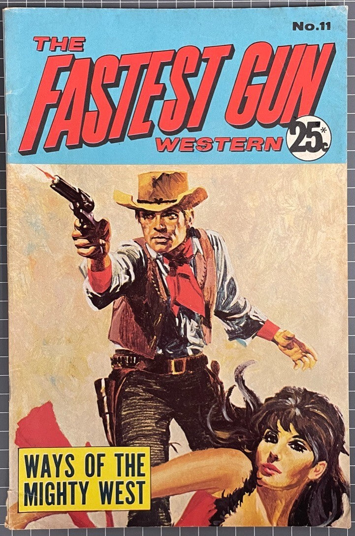 THE FASTEST GUN WESTERN #11 MURRAY PUBLISHERS AUSTRALIAN COMIC 1974