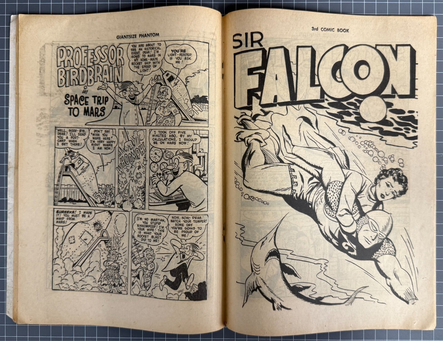 GIANT SIZE PHANTOM #25 *SCARCE* VINTAGE TRICHO AUSTRALIAN COMIC 1961