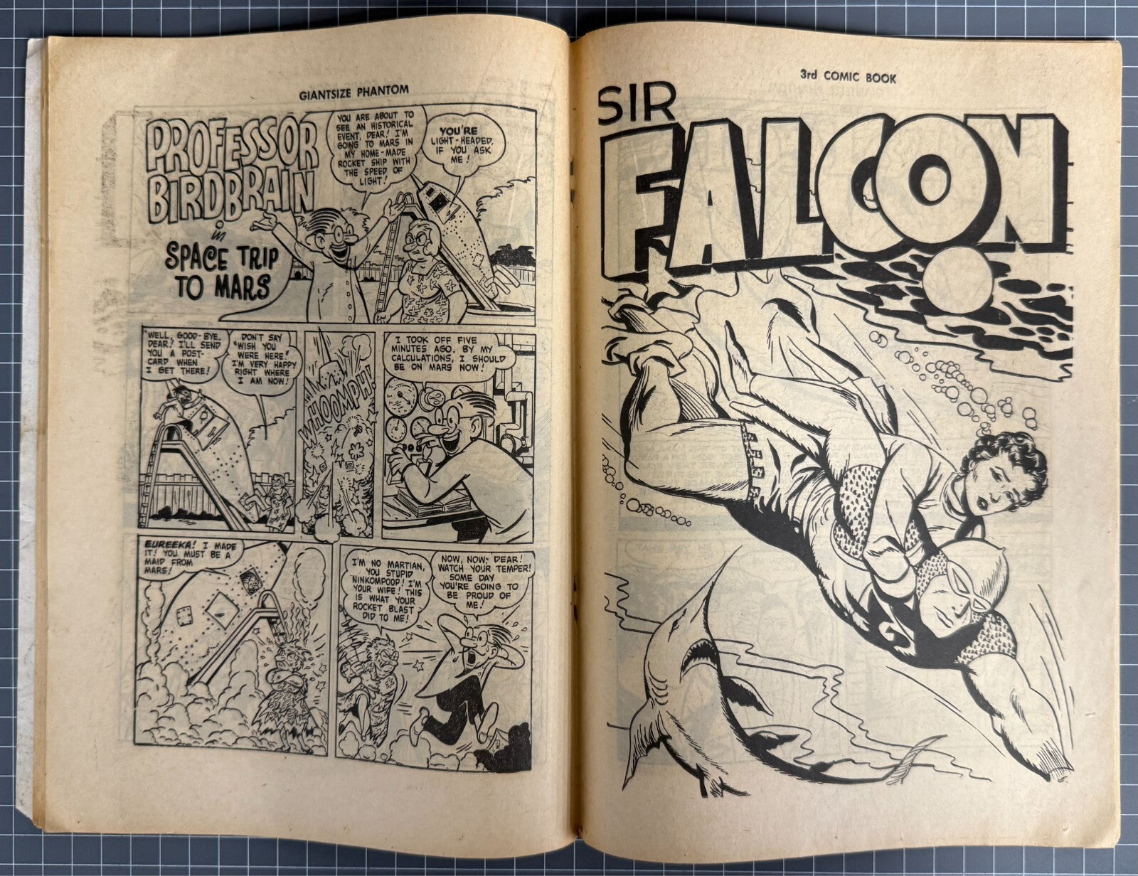 GIANT SIZE PHANTOM #25 *SCARCE* VINTAGE TRICHO AUSTRALIAN COMIC 1961