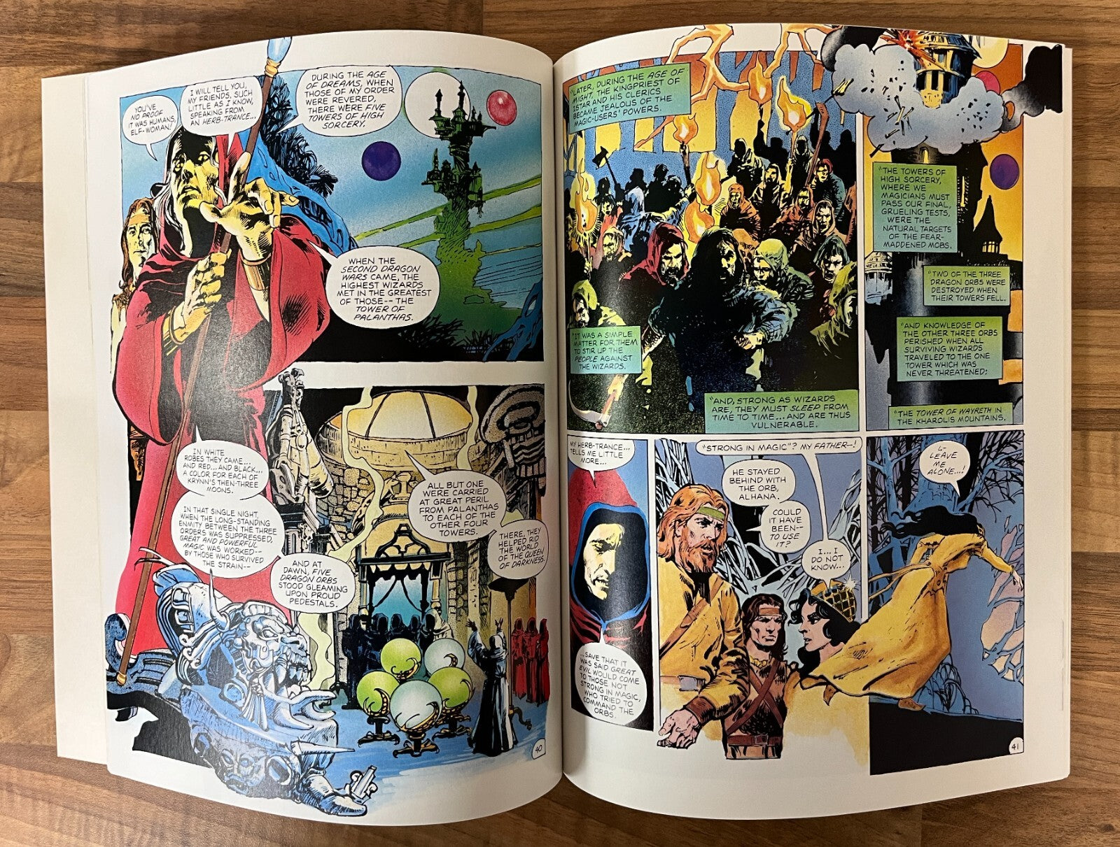 The DragonLance Saga Book Three TSR Graphic Novel By Roy Thomas & Tony DeZuniga